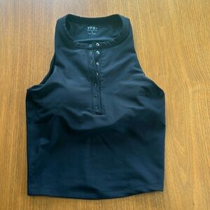 Abercrombie & Fitch Black Crop Top